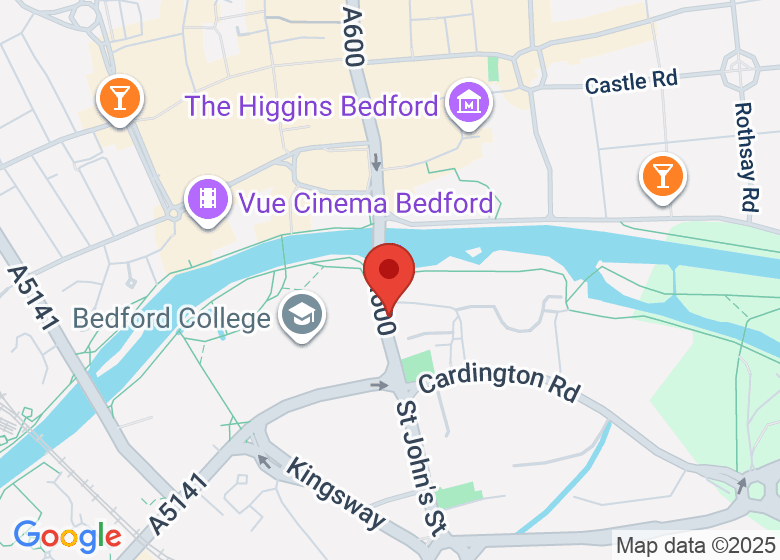 Map showing location of The White Studio Sandy (TWSS) 