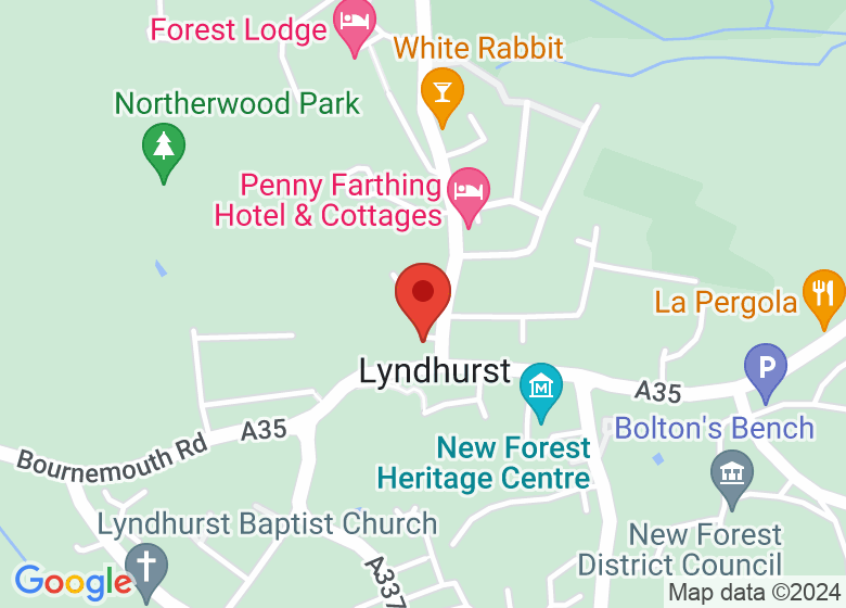 Map showing location of Pure Health & Wellness Yoga & Holistic Therapies