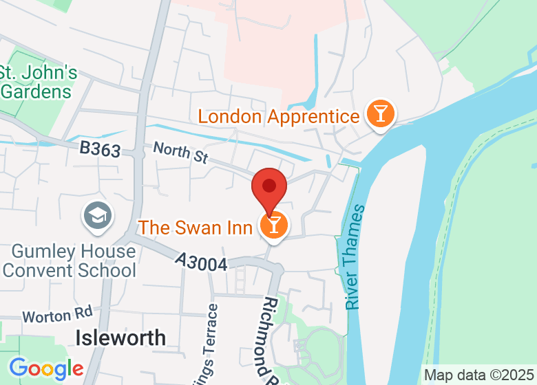 Map showing location of The Blue School