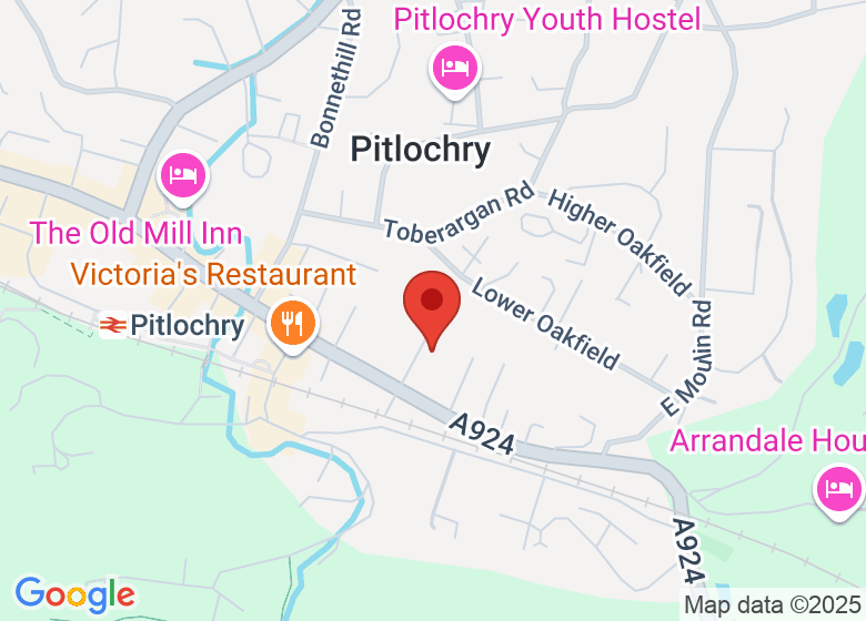 Map showing location of Atholl Centre