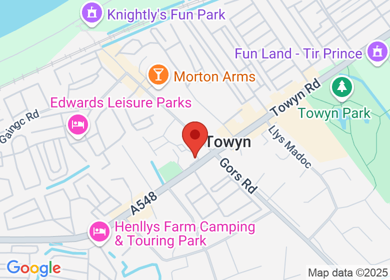 Map showing location of Jolly Jungle Play Cafe