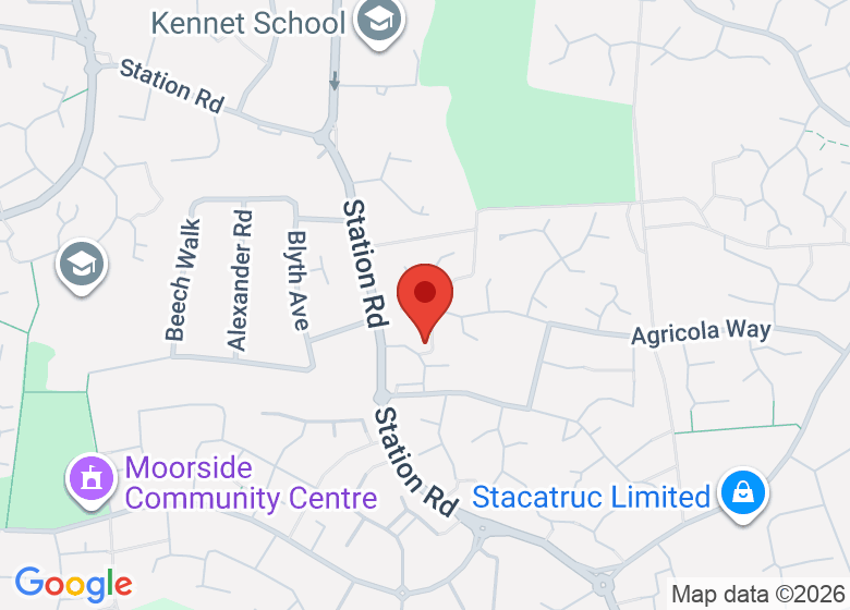 Map showing location of Burdwood Community Centre