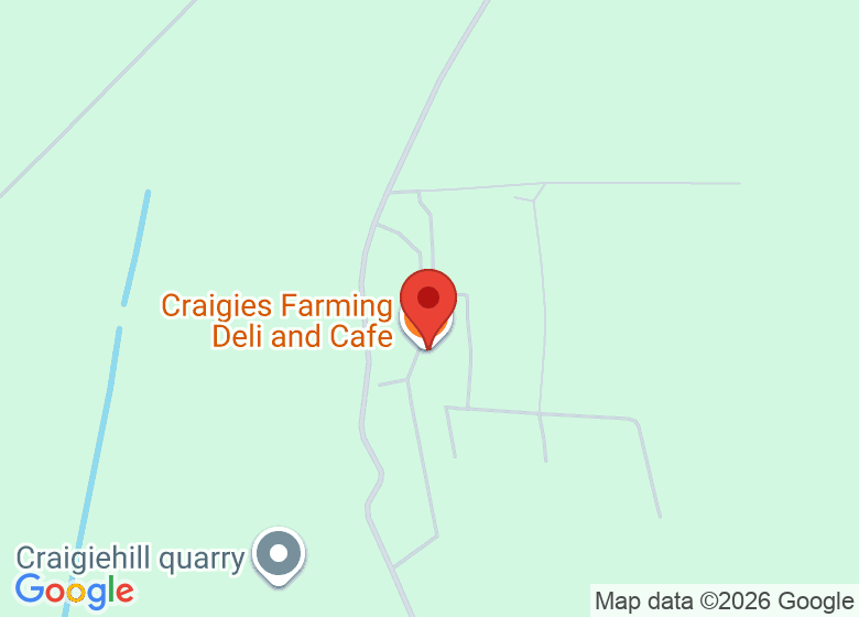 Map showing location of Craigies Farming Deli and Cafe