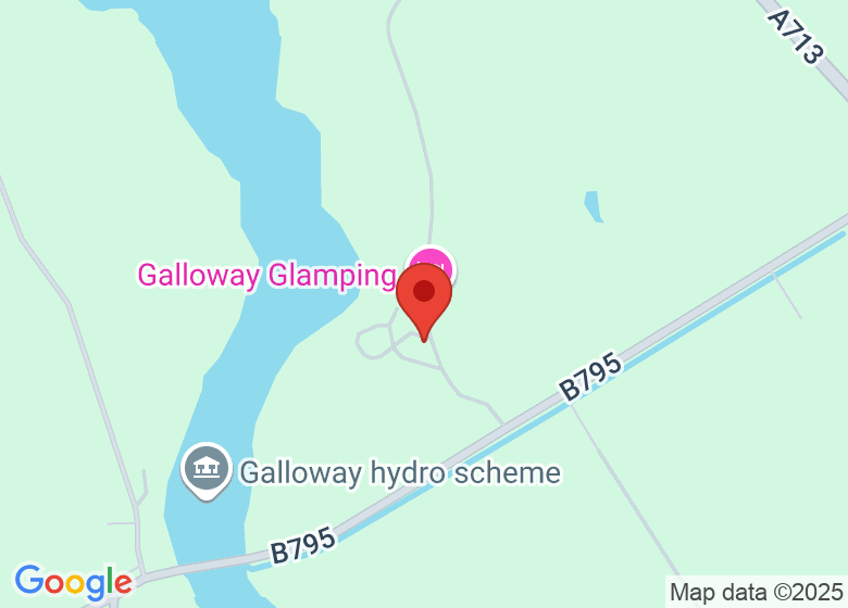 Map showing location of Glenlochar House