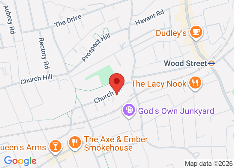 Map showing location of Village Club
