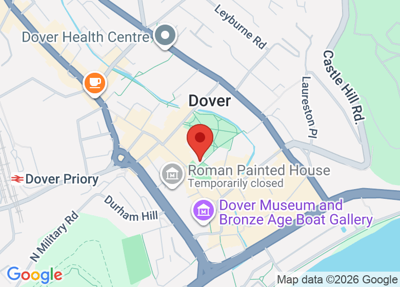 Map showing location of St Mary's Parish Centre