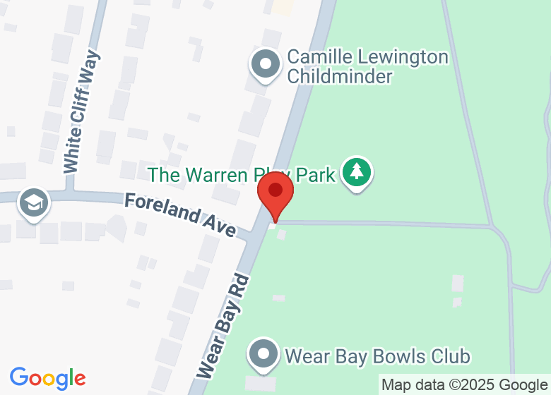 Map showing event location