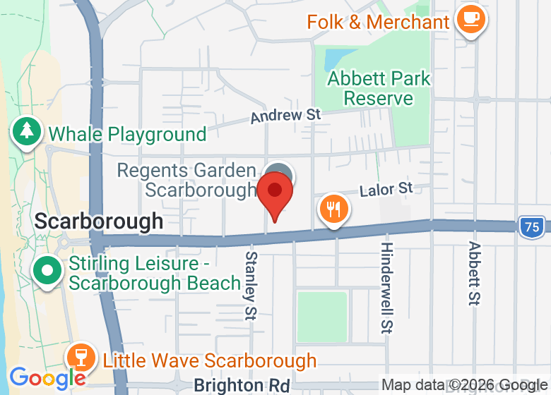 Map showing location of The Yoga Room and Pilates Scarborough
