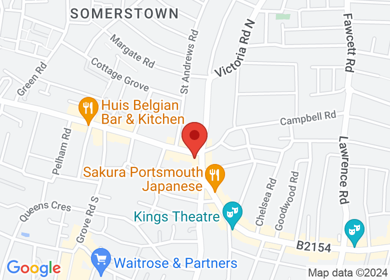 Map showing location of Emporium Bar