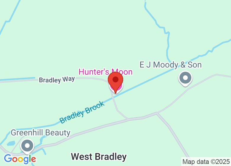 Map showing location of Hunter's Moon