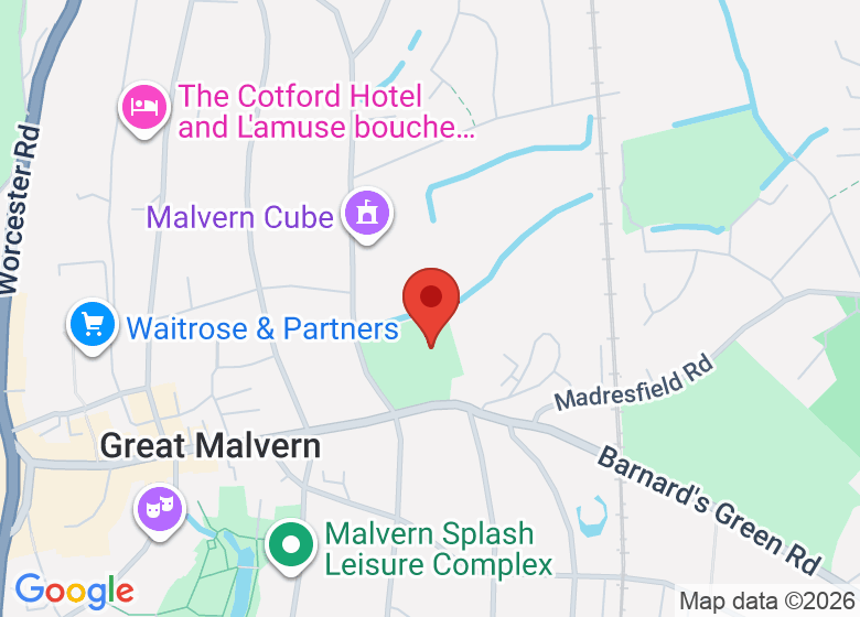 Map showing location of Manor Park Sports Club