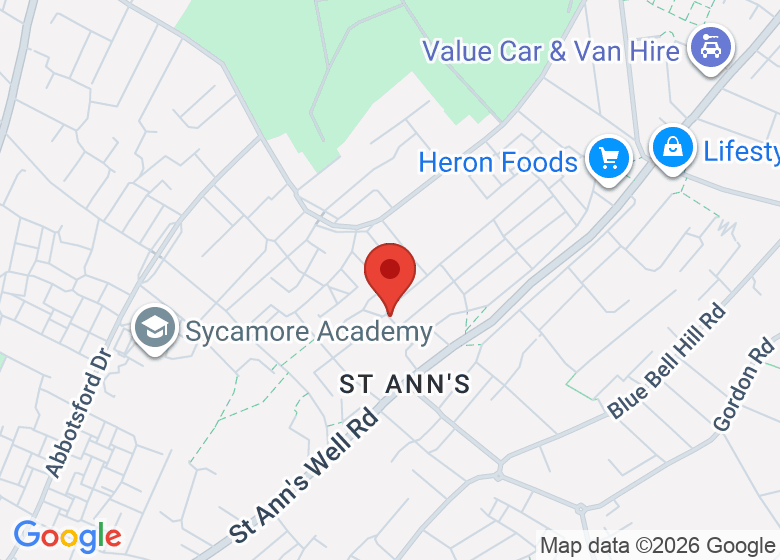 Map showing event location