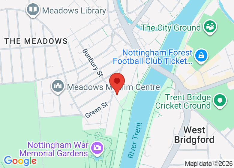 Map showing event location