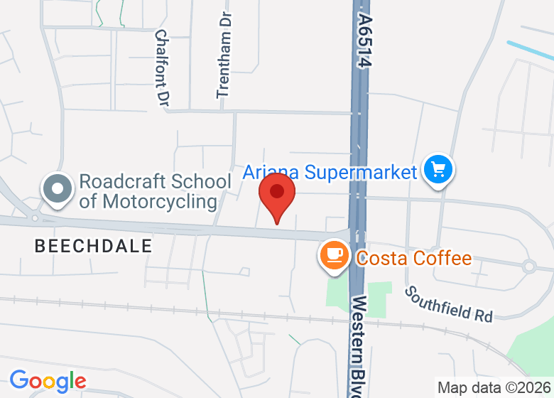Map showing event location