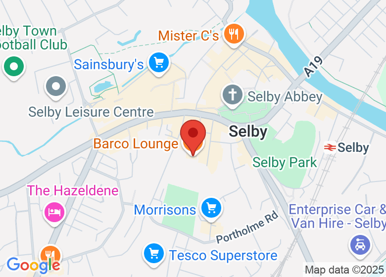 Map showing location of Barco Lounge