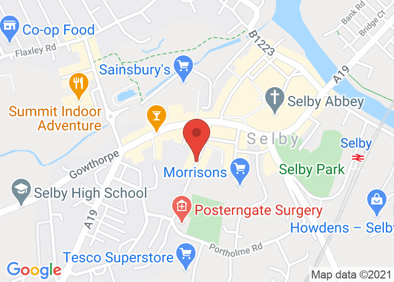 Map showing location of The Painting Pot