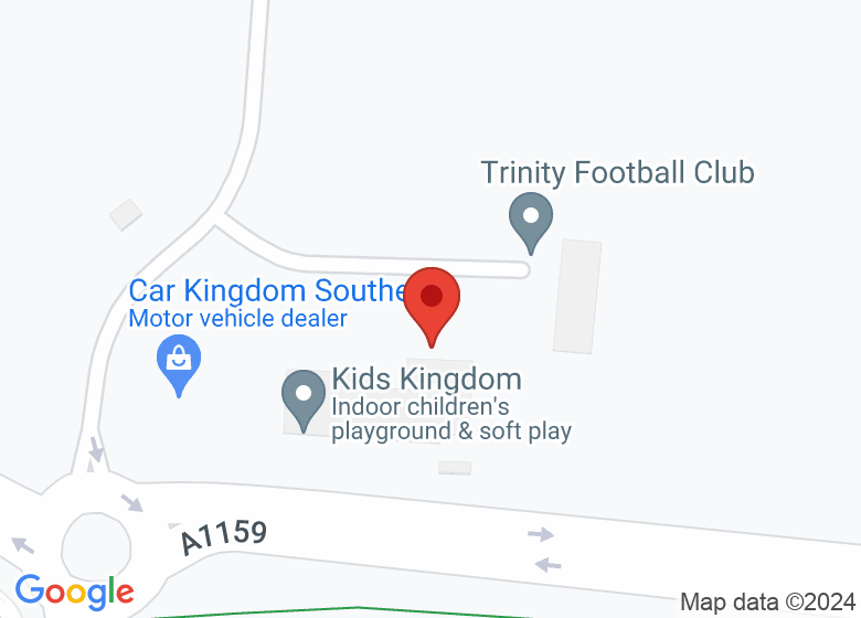 Map showing location of Little Heroes ASD Support Group