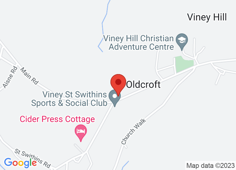 Map showing location of Viney Hall Physiotherapy Ltd