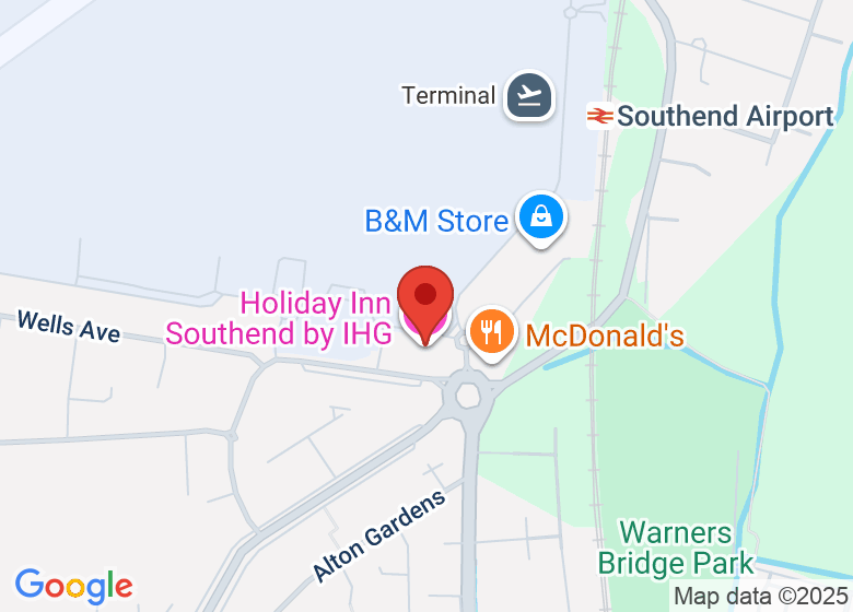 Map showing location of Holiday Inn Southend by IHG