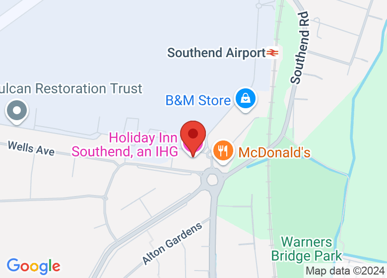 Map showing location of Holiday Inn Southend, an IHG Hotel