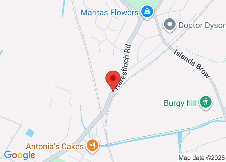 Map showing location of Haresfinch Rugby & Community Club 