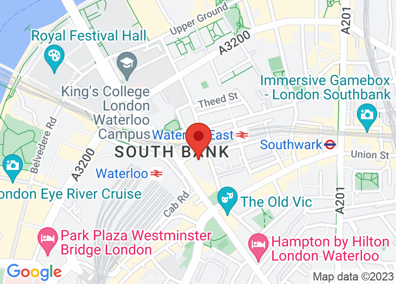 Map showing location of Union Jack Club