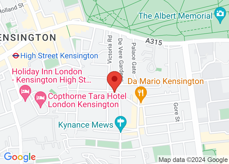 Map showing location of Launceston Place