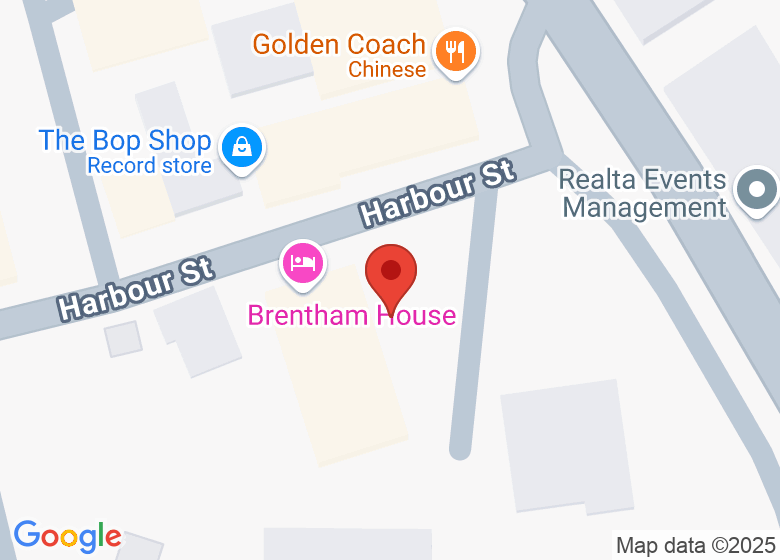Map showing location of The Mission Creativity and wellness centre