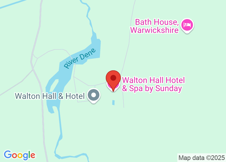 Map showing location of Walton Hall Hotel & Spa by Sunday