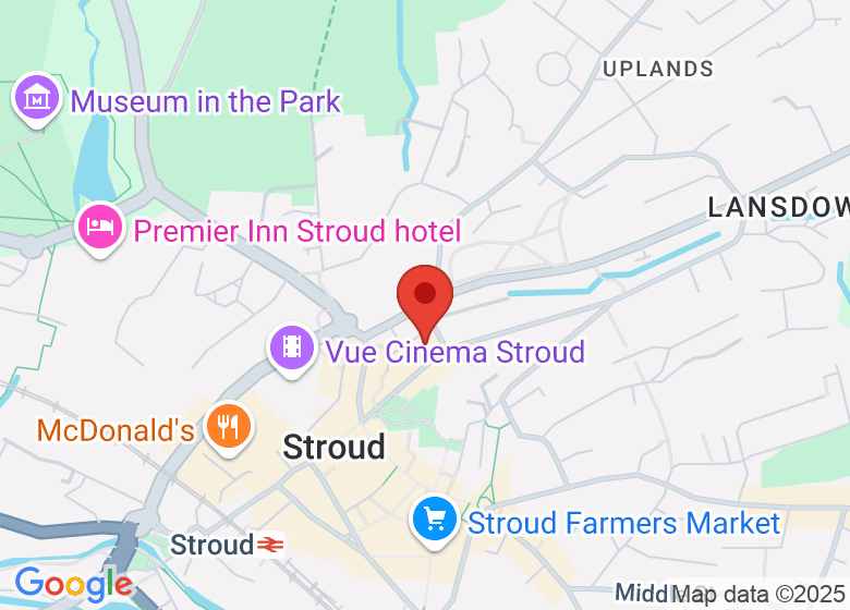 Map showing location of The Centre for Science & Arts