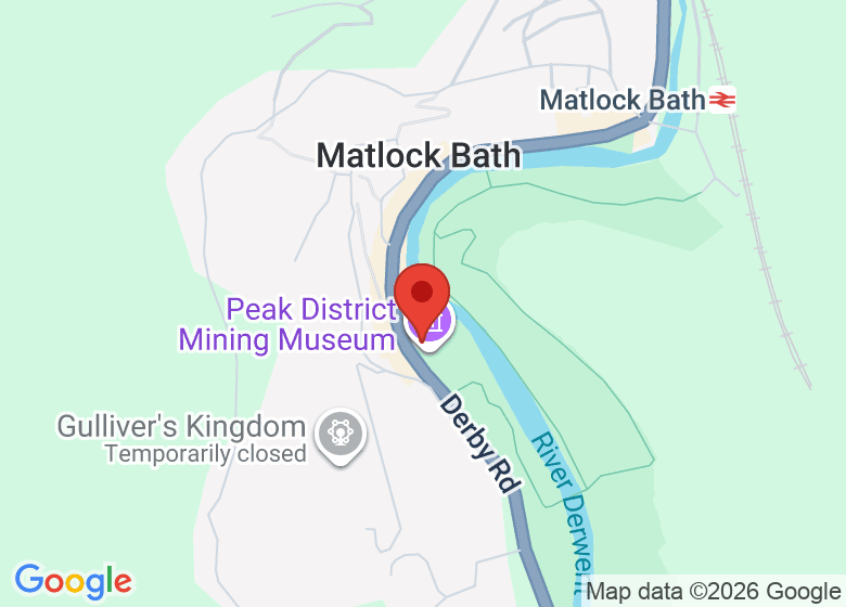 Map showing location of The Grand Pavilion Matlock Bath