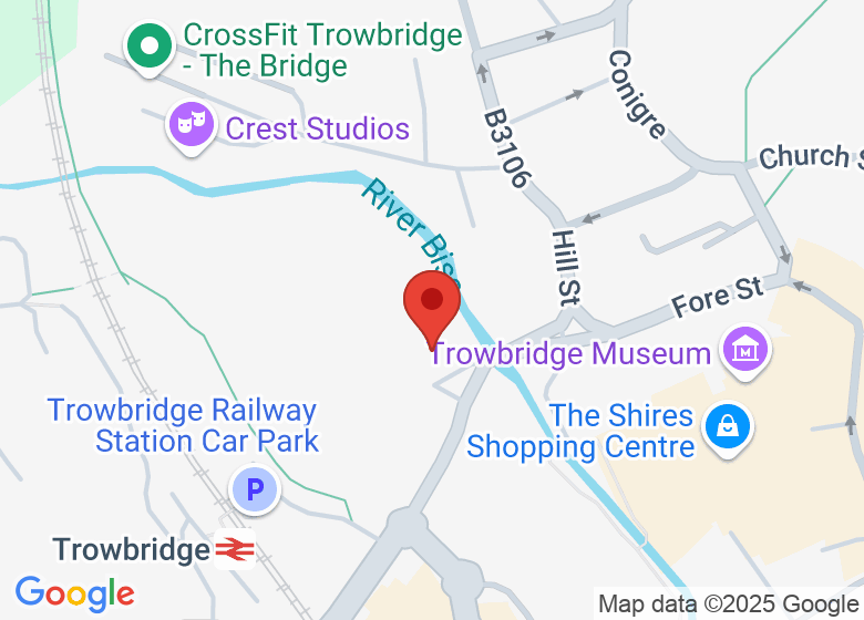Map showing event location