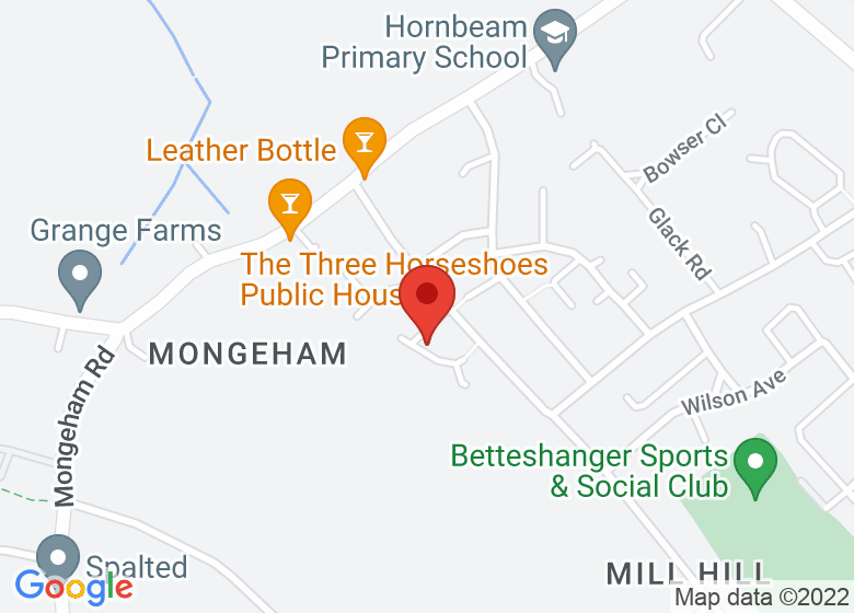 Map showing location of Home Studio