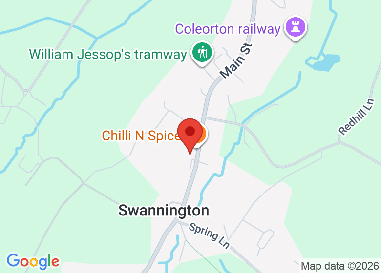 Map showing location of Swannington C Of East Primary School