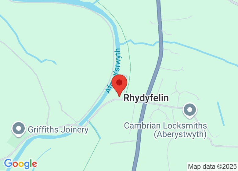 Map showing location of Capel Gosen