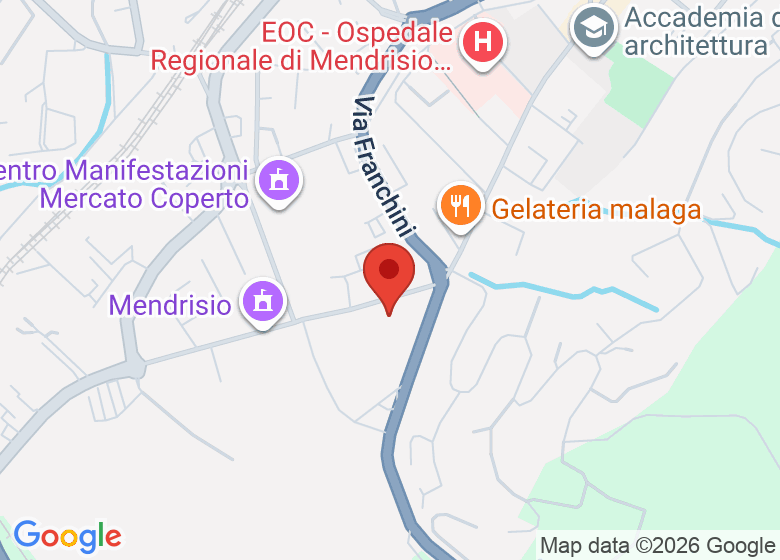 Mappa che mostra la posizione di Scuola Media Mendrisio