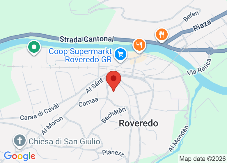 Mappa che mostra la posizione di Scuola Elementare di Roveredo