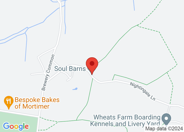 Map showing location of Soul Barns