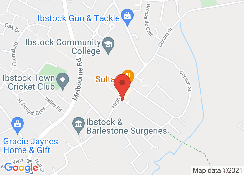 Map showing location of Sew Fabrics