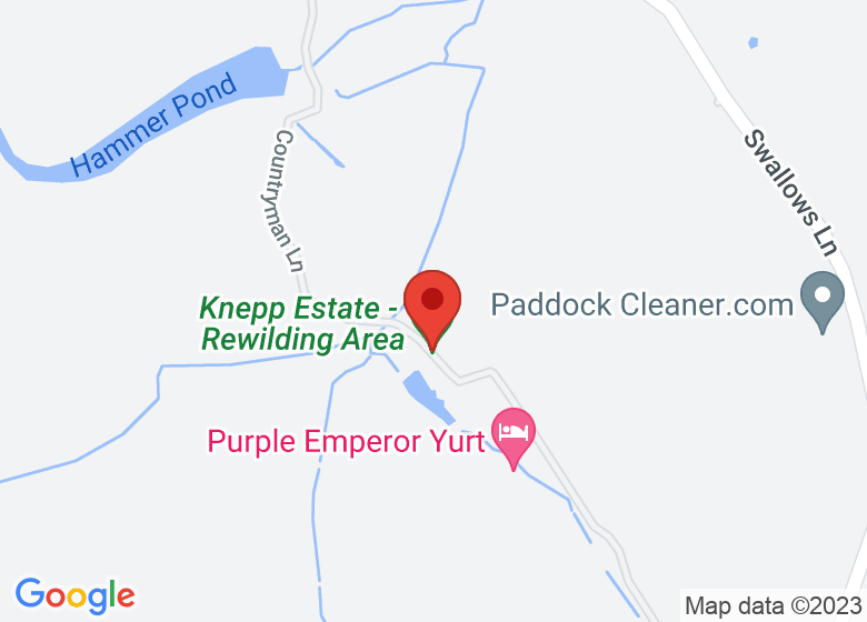 Map showing location of The Yoga Garden