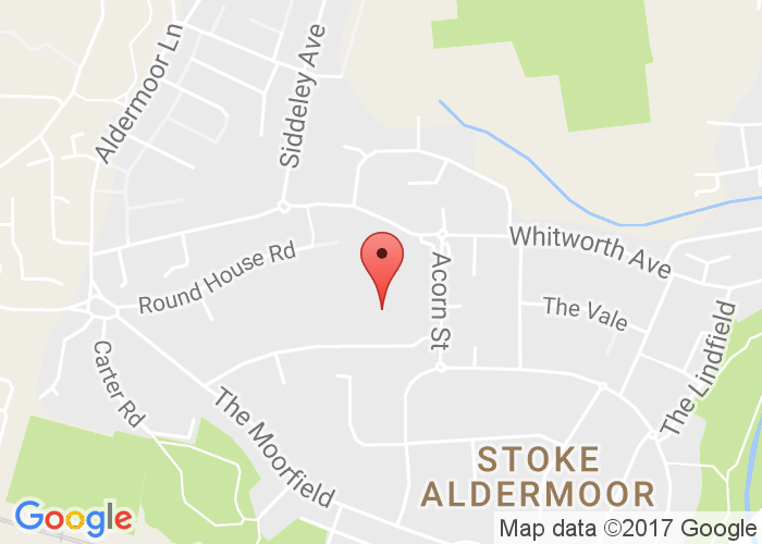 Map showing event location