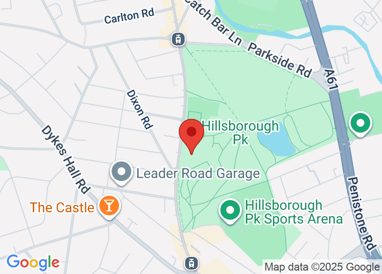 Map showing location of Bradbury Makers' Shed
