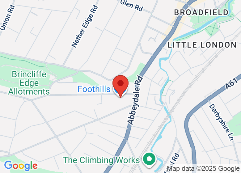 Map showing location of Soul Fire Studios