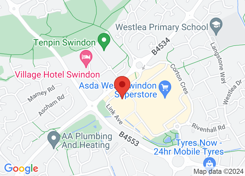 Map showing location of Link Centre