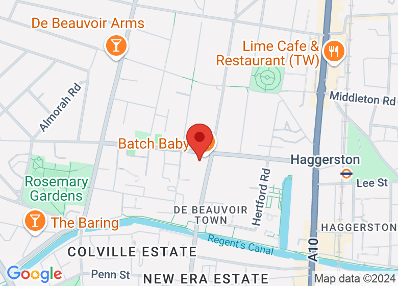 Map showing location of Rose Lipman Building