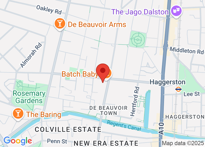 Map showing location of Rose Lipman Building