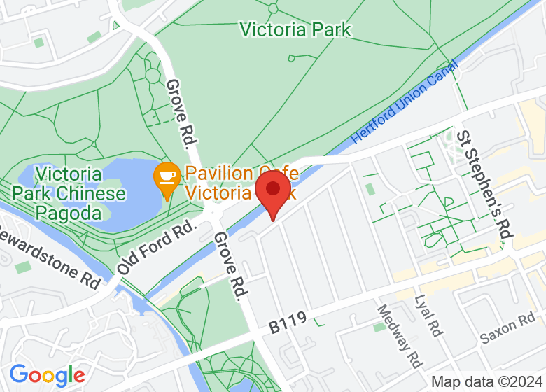 Map showing location of Chisenhale Dance Space