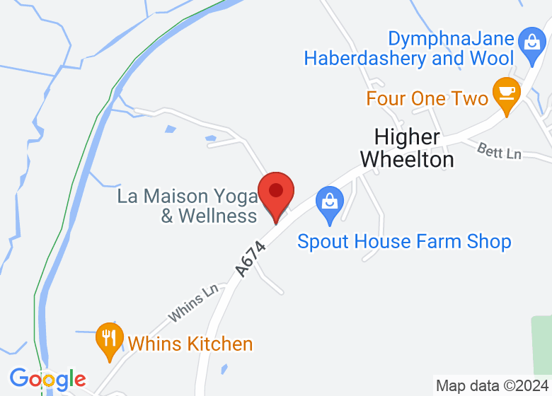 Map showing location of La Maison Yoga & Wellness