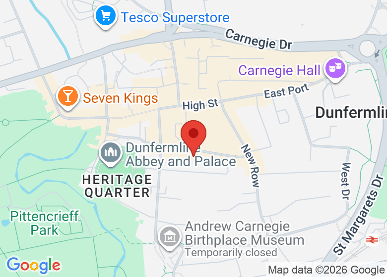 Map showing location of The Canmore House Bar and Restaurant