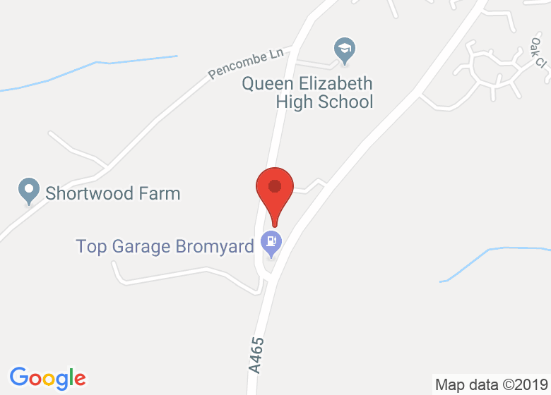 Map showing location of HOPE Family Centre